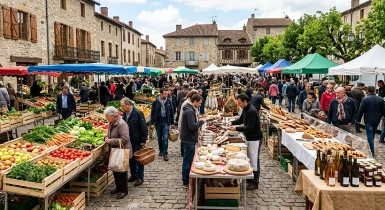 Les marchés hebdomadaires incontournables du Roannais